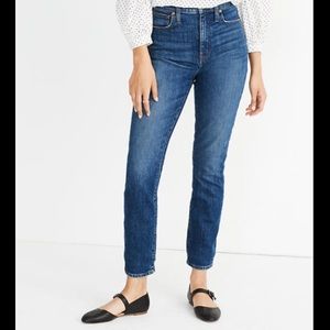 Madewell High-Rise Slim Crop Boyjean